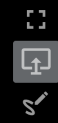 A button between the full screen and pen annotations button.